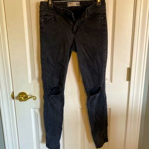 Black skinny jeans